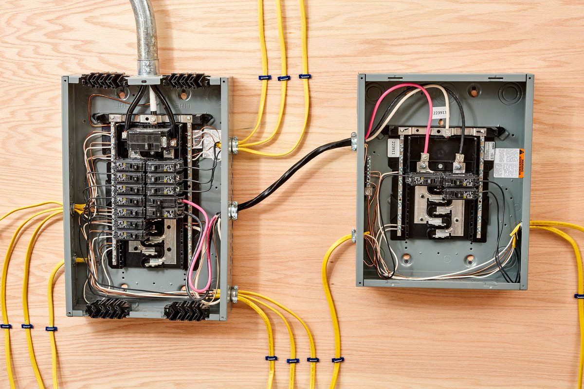 New electrical subpanel installed by Archvolt Electric